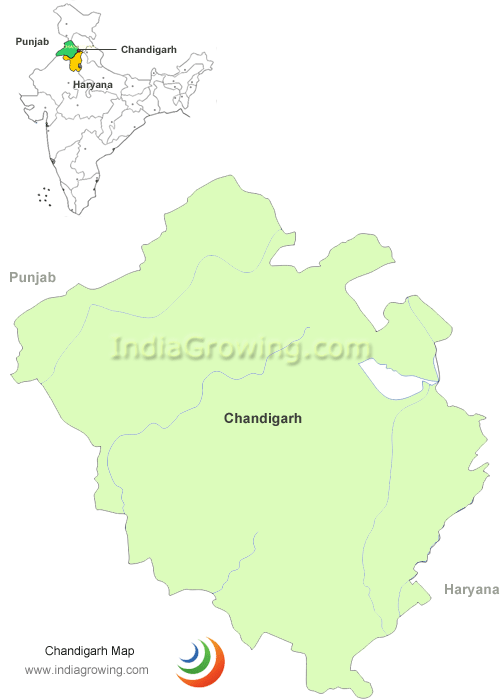 chandigarh map