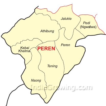 Peren District Subdivisions Map