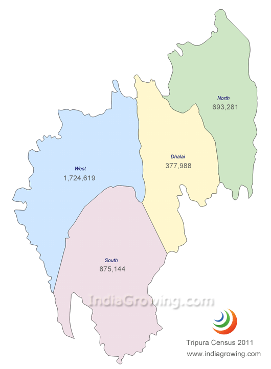 tripura map