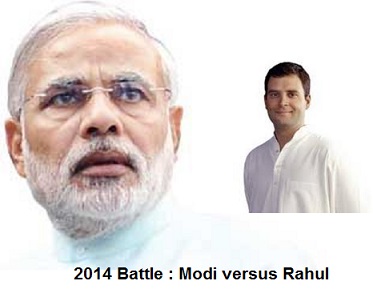 2014 Elections Modi versus Rahul